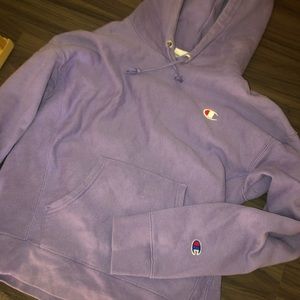 Small Purple Champion Hoodie